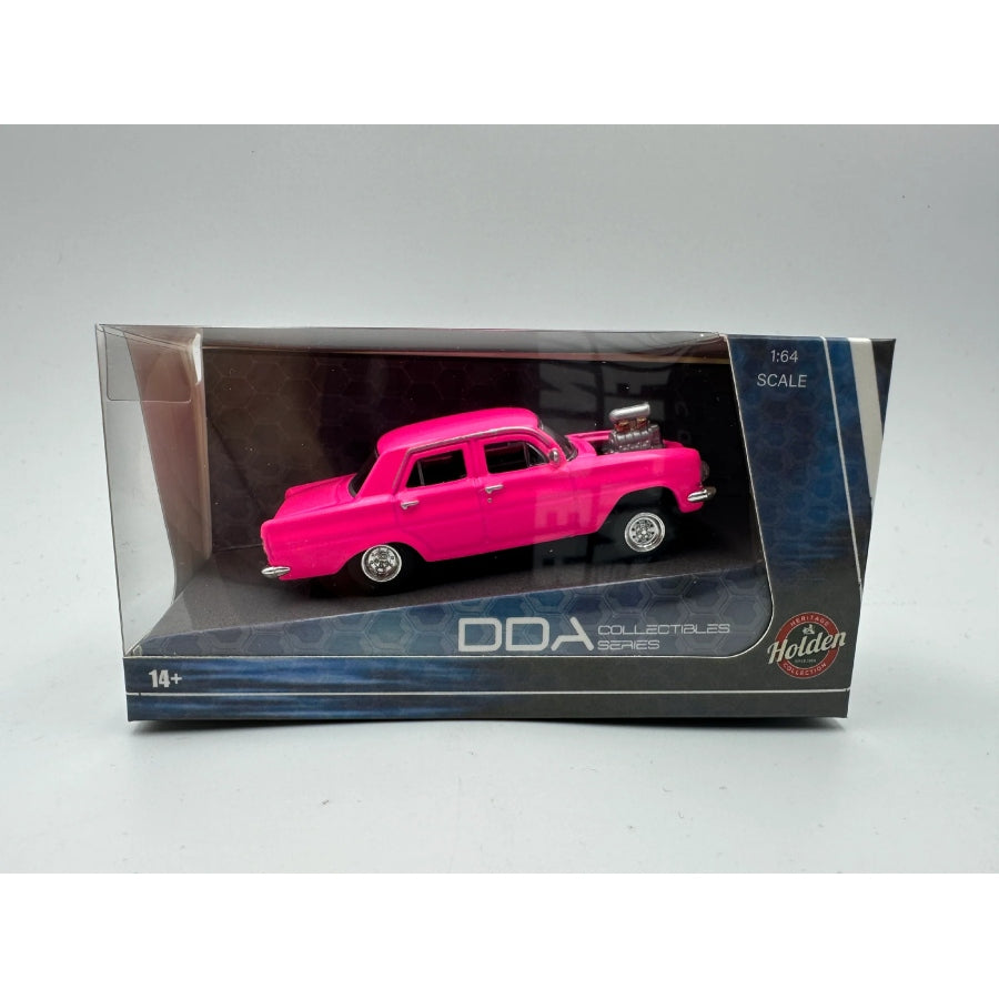 1964 EH Holden drag car pink 1:64 scale diecast collectible model.