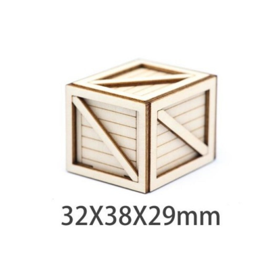1/18 Scale Wooden Box Decoration for RC Crawler