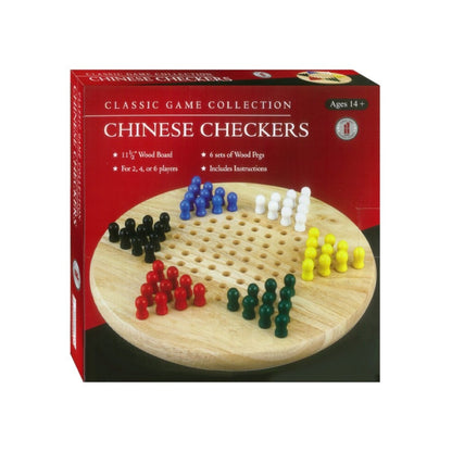 Chinese Checkers Classic Game Collection with colourful peg pieces