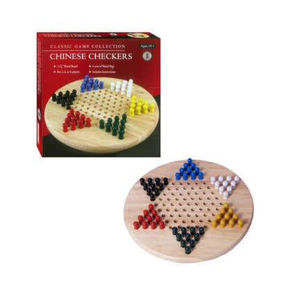 Chinese Checkers Classic Game Collection with colourful peg pieces