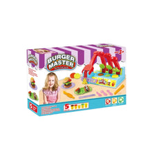 Burger Master Colour Mud Toy Set – Creative Modelling Play Kit