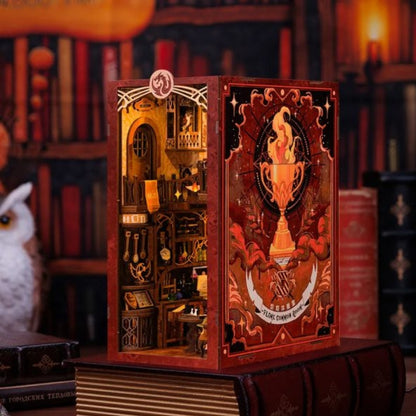 Cutebee Flame Common Room DIY book nook miniature kit.