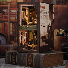 Cutebee Rose Detective Agency DIY Book Nook miniature detective office diorama craft kit.