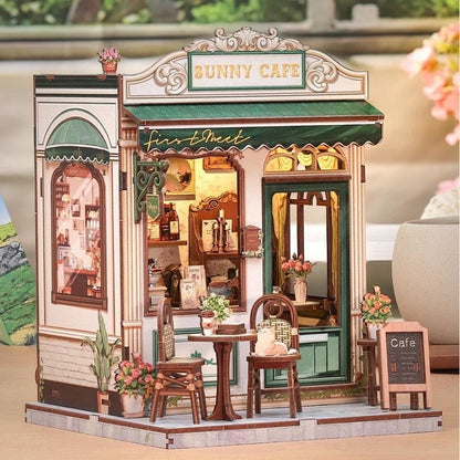 Cutebee Sunny Cafe DIY book nook miniature kit.