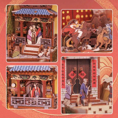 Cutebee The Legend of Mulan DIY book nook miniature kit.