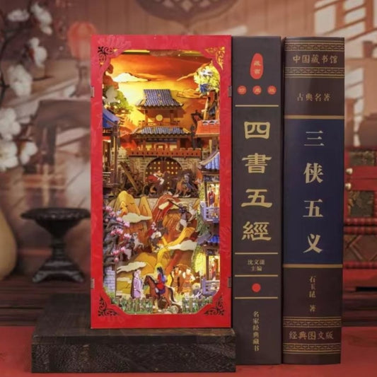 Cutebee The Legend of Mulan DIY book nook miniature kit.