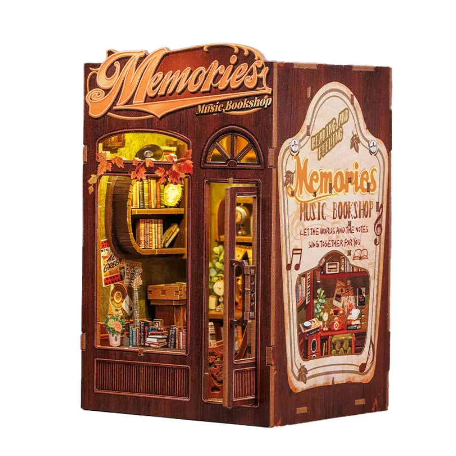 Cutebee Memories Music Bookshop DIY Book Nook