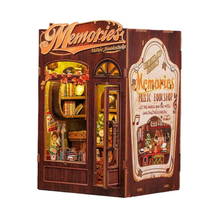 Cutebee Memories Music Bookshop DIY Book Nook