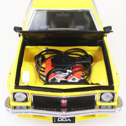 1:24 A9X Torana 308 factory yellow diecast model car DDA 807 Holden Australian muscle car collectible