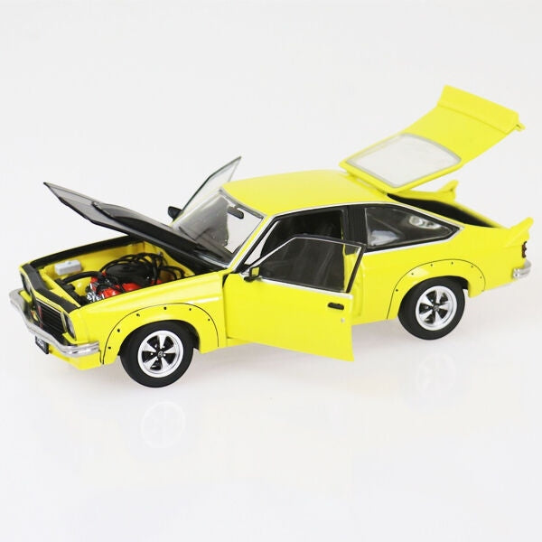1:24 A9X Torana 308 factory yellow diecast model car DDA 807 Holden Australian muscle car collectible