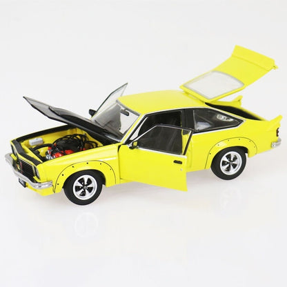 1:24 A9X Torana 308 factory yellow diecast model car DDA 807 Holden Australian muscle car collectible