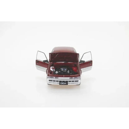 1:24 Holden VL Calais red and silver diecast model car DDA702 by DDA Collectibles Australian classic vehicle