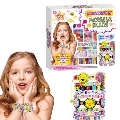 DIY Emoticon Message Beads – Customisable Jewellery Craft Kit