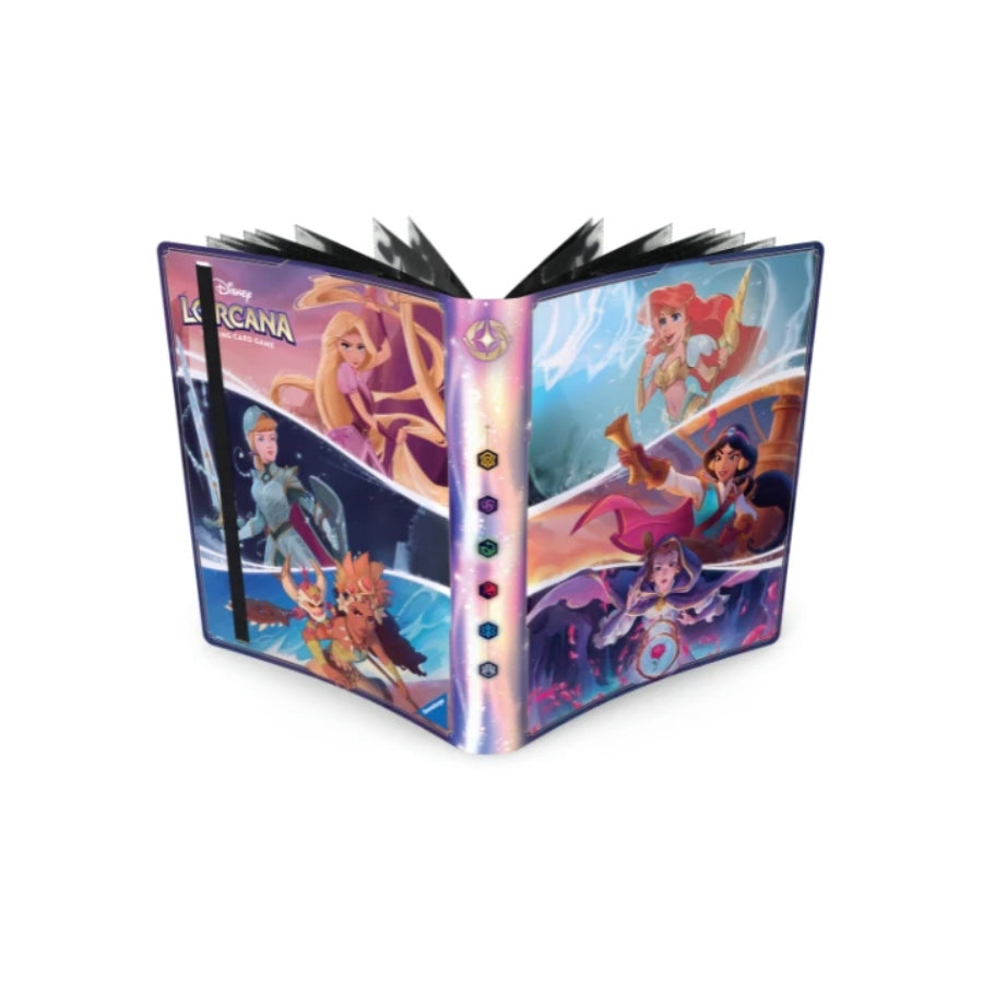 Disney Lorcana Portfolio: Disney Princesses – card binder for storing and displaying trading cards.