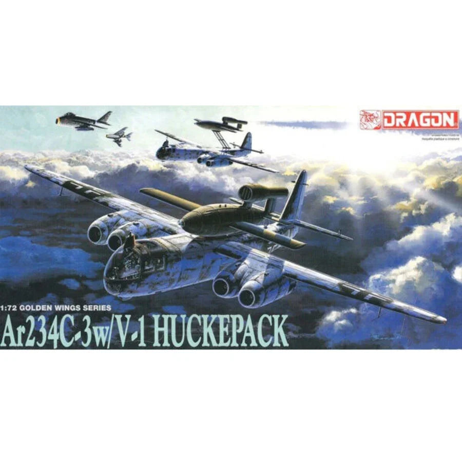 Dragon 5011 Arado Ar 234C-3 with V-1 Huckepack 1:72 scale model kit box.