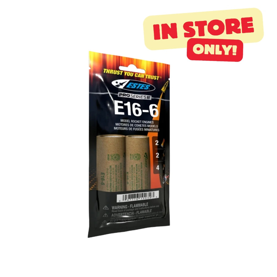 Estes E16-6 Model Rocket Engines (29 mm)