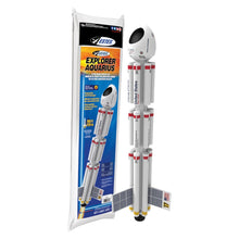 Estes Explorer Aquarius model rocket kit with packaging on a white background