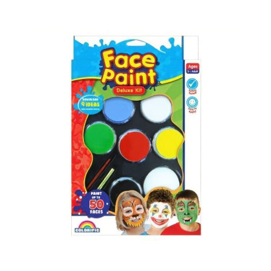 Face Paint Deluxe Kit – Complete face painting set for kids