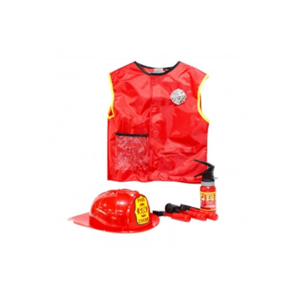 Firefighter Kids Costume Dress Up Set – realistic kids’ firefighter outfit