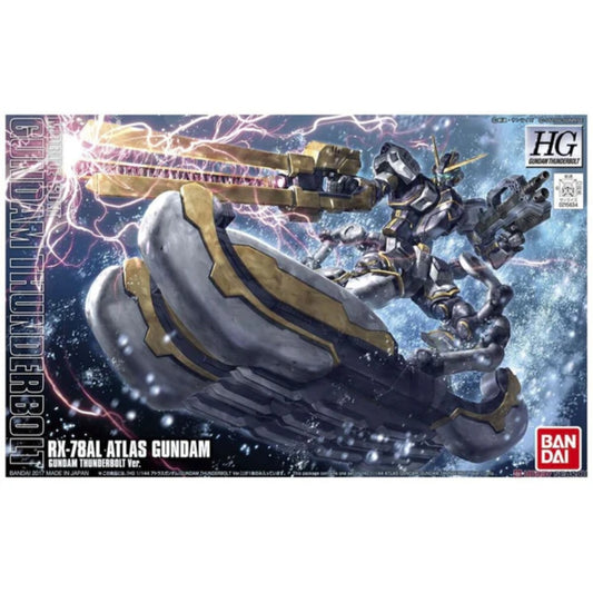 HG 1/144 Atlas Gundam Thunderbolt Version model kit by Bandai fully assembled with accessories