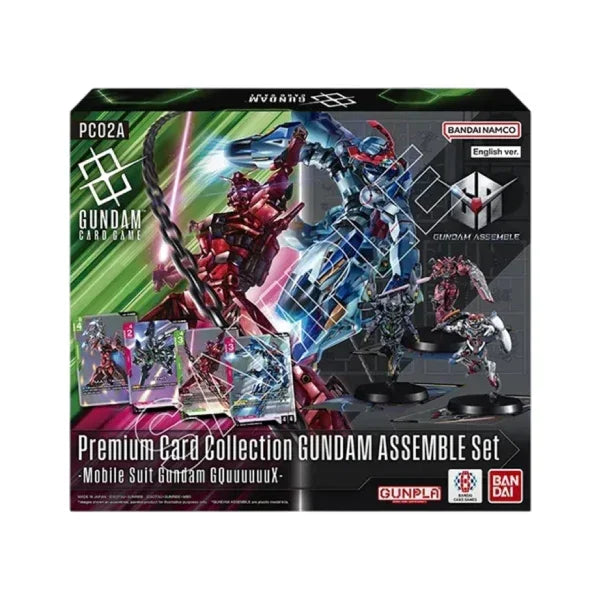 Gundam Card Game Premium Collection GQuuuuuuX PC02A cards and assemble set
