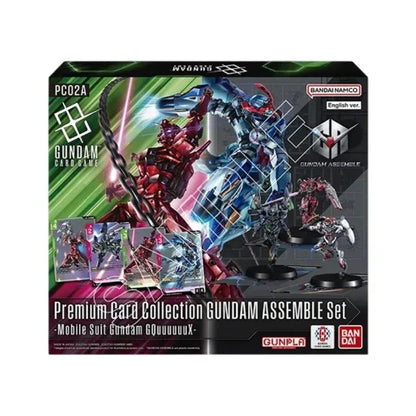Gundam Card Game Premium Collection GQuuuuuuX PC02A cards and assemble set