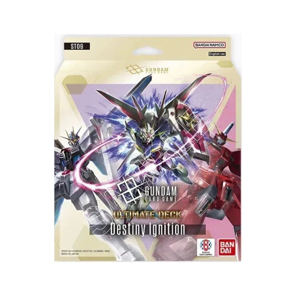 Gundam Card Game Ultimate Deck Destiny Ignition ST09 box.