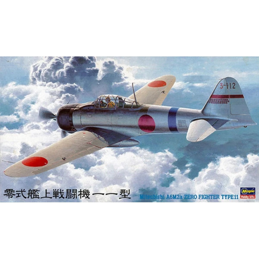 Hasegawa 09142 1/48 Mitsubishi A6M2a Zero Fighter Type 11
