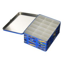 Hot Wheels Tin Carry Case for 18 Cars – metal storage and display box