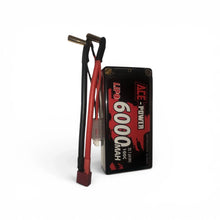 ACE-POWER 6000mAh 7.6V LiPo battery with red/black wires and connectors for RC models