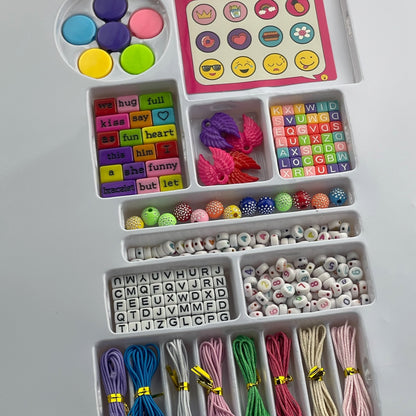 DIY Emoji Message Beads – Customisable Jewellery Craft Kit