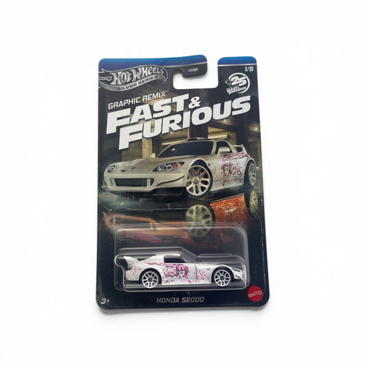 Hot Wheels Fast & Furious Graphic Remix 2025 Mix 4L 1:64 Cars