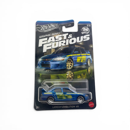 Hot Wheels Fast & Furious Graphic Remix 2025 Mix 4L 1:64 Cars
