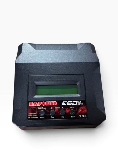 A.C. Power 80W Multi-Function Balance Charger – AC/DC LiPo Charger