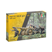 Italeri 1:35 PAK 97/38 AT gun with crew plastic model kit WWII anti tank artillery scale model with soldiers