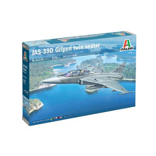 Italeri 1:72 JAS-39 Gripen twin seater plastic model kit modern jet fighter aircraft scale model