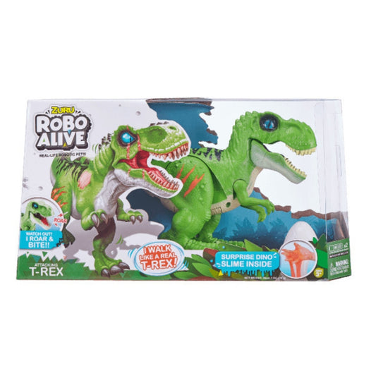 Zuru Robo Alive Robotic Dinosaur T-Rex with Slime assorted colours