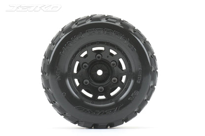 Jetko 1/10 SC EX-King Cobra Mounted Tyres (2pc)