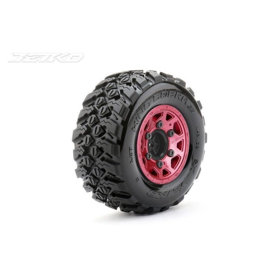 Jetko 1/10 SC EX-KING COBRA Tyres (Claw Rim/Medium Soft/12mm 0 o/s)