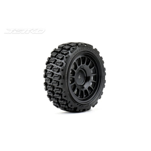 Jetko 1/10 Rally COURAGIA Tyres (Black/Super Soft) (4pcs)