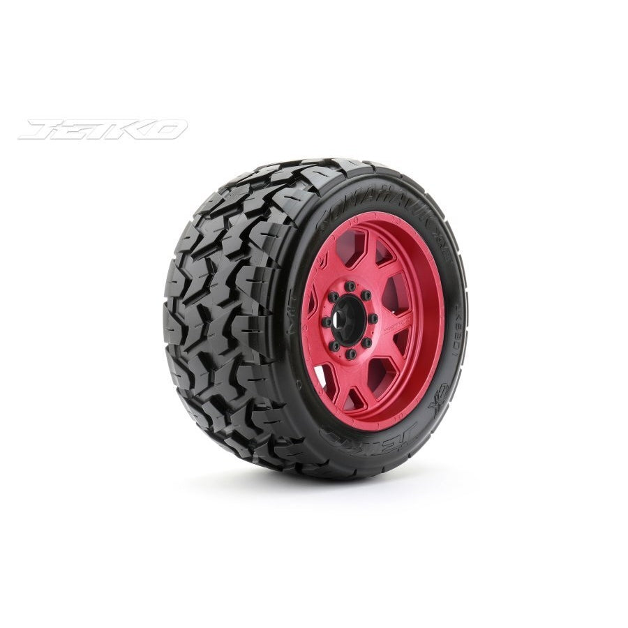 Jetko 1/5 XMT EX-TOMAHAWK Tyres (Claw Rim/Medium Soft/Belted/24mm) Arrma