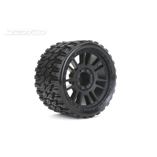 Jetko 1/8 SMT 4.0 PROPHET Tyres (Claw Rim/Black/Medium Soft/Belted/17mm)