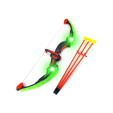 Kids Archery Set Luminous Bow Outdoor Toy Green