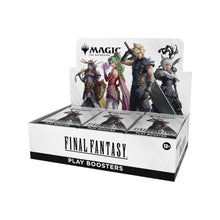 Magic: The Gathering – Final Fantasy Play Booster Box – collectible MTG booster box featuring crossover cards, heroes, and summons.