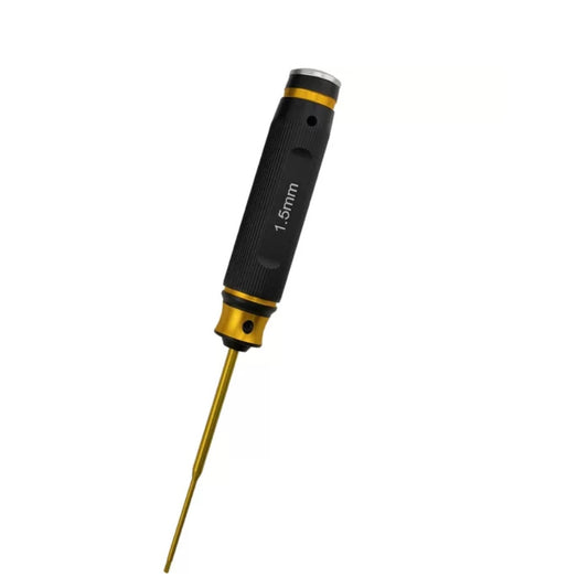 Premium Allen Wrench Black Gold Vertical Line Pattern 1pcs