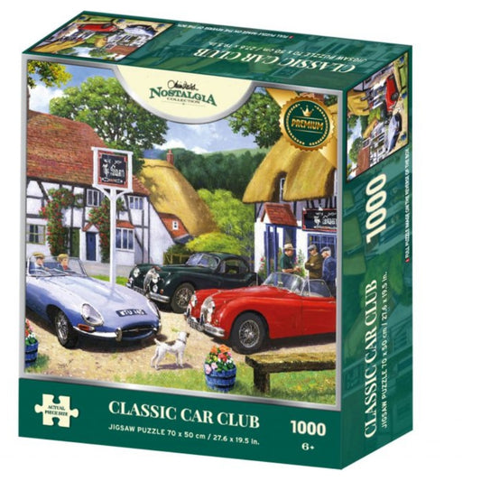 Nostalgia Classic Car Club 1000 pc Puzzle