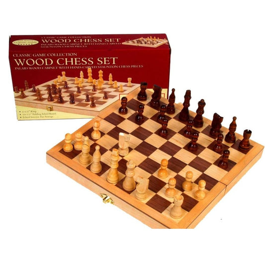 Wooden Chess Set 10.5"