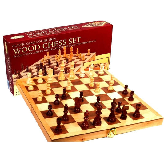 Wooden Chess Set 15"