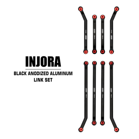 INJORA CNC Aluminum High Clearance Suspension Link Set