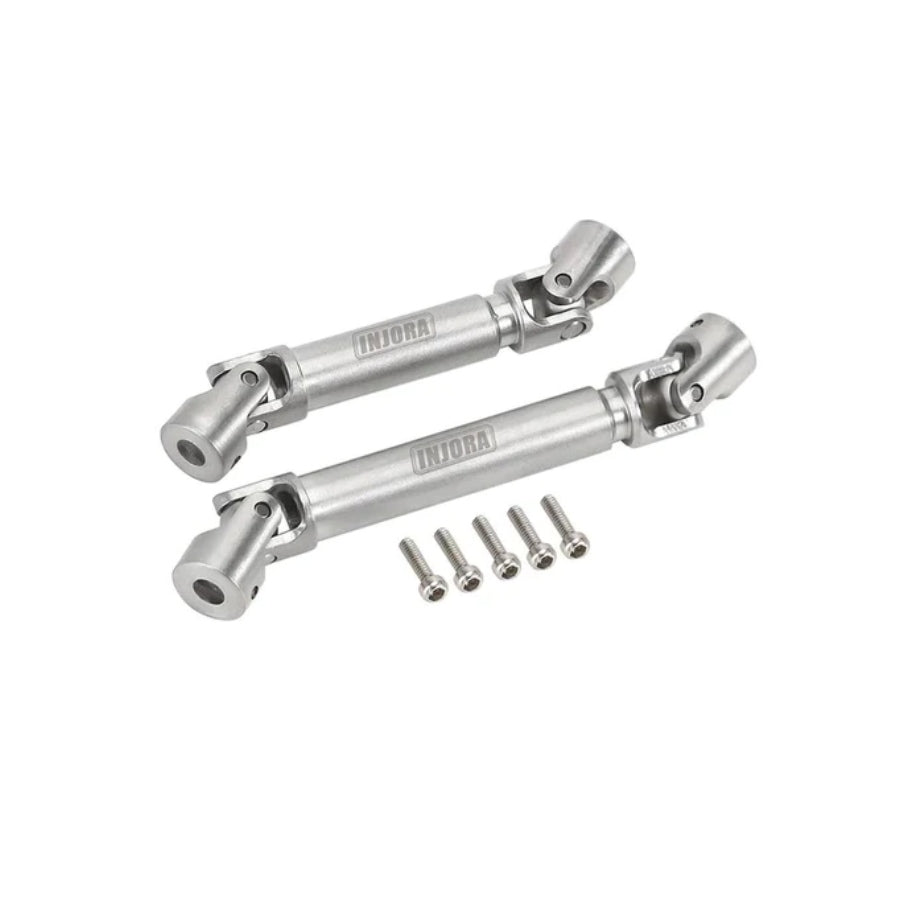 INJORA Steel Front Rear Center Drive Shafts For 1/24 Crawlers